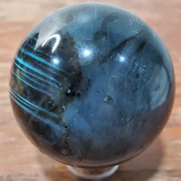 Labradorite Crystal Sphere 41mm - Picture 7 of 13